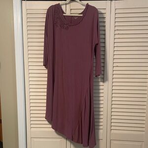 Garnet Hill Elegant Mauve Dress.   D2